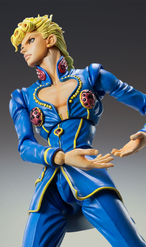 Jojo no Kimyou na Bouken - Ougon no Kaze - Giorno Giovanna - Super Action Statue (#79) - Second (Medicos Entertainment) photo 4