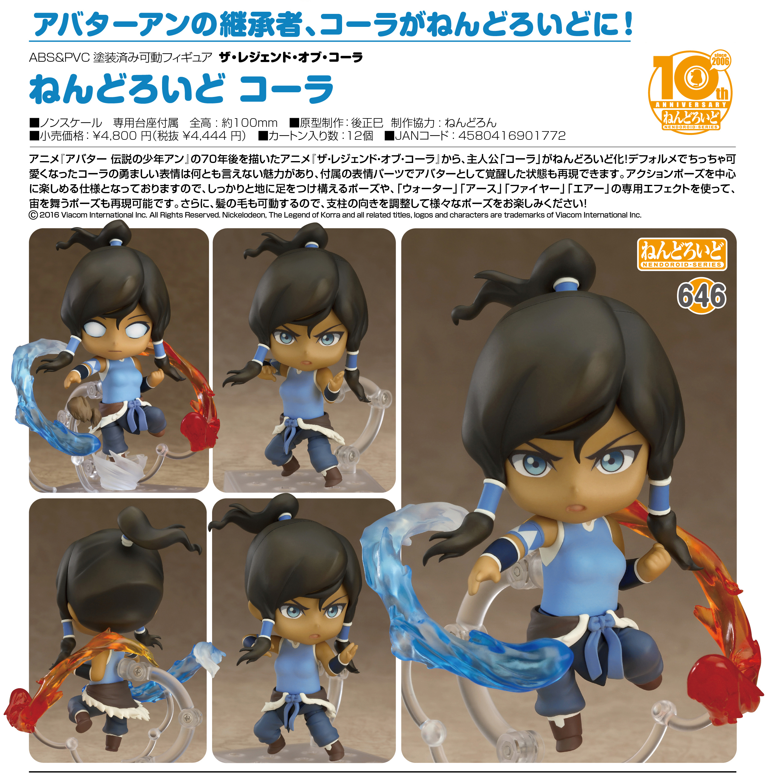 The Legend of Korra - Korra - Nendoroid  (#646) (Good Smile Company) photo 3