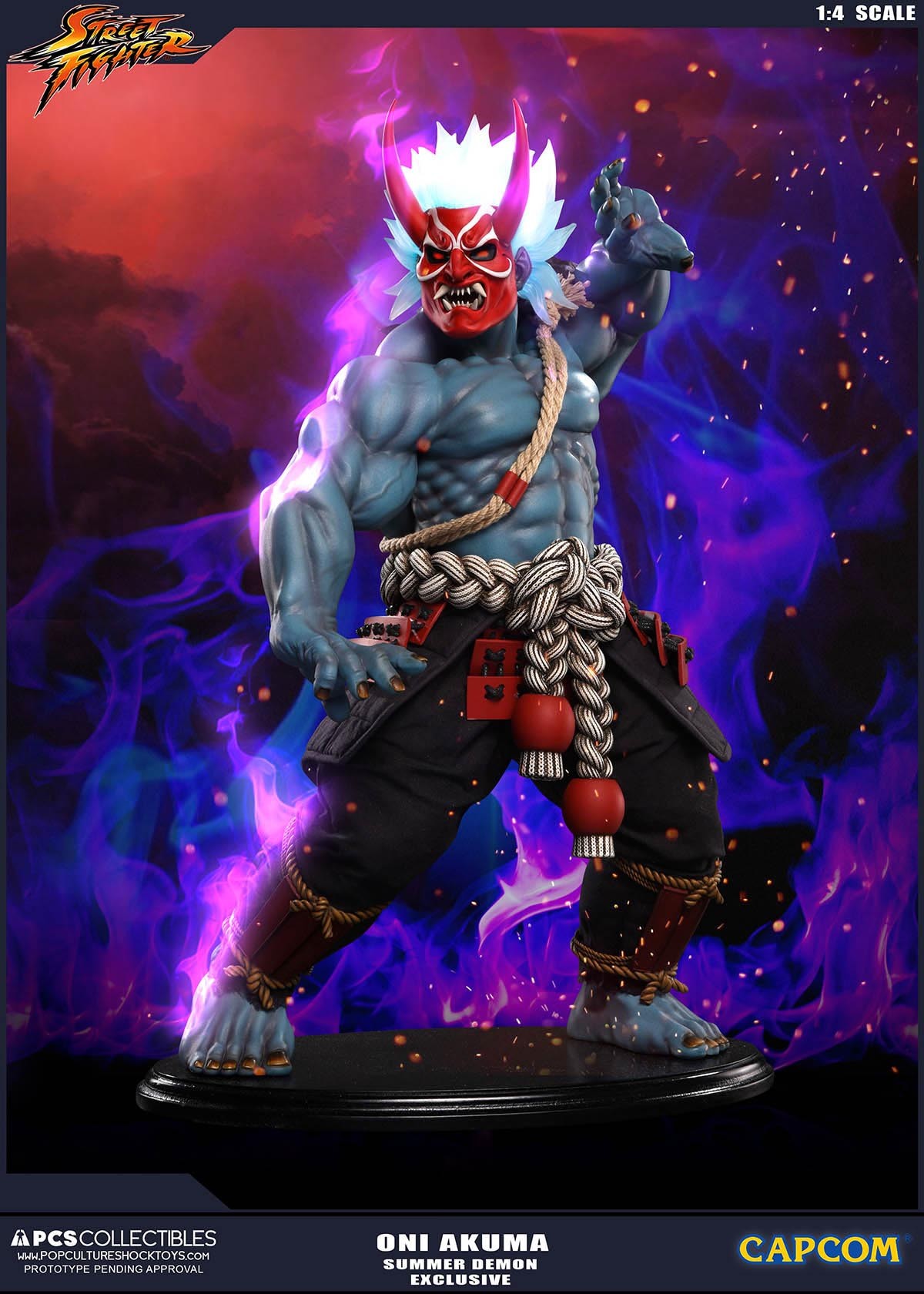 Super Street Fighter IV: Arcade Edition - Ultra Street Fighter IV - Oni - Mixed Media - 1/4 - Summer Demon, PCS Exclusive (Premium Collectibles Studio) photo 9