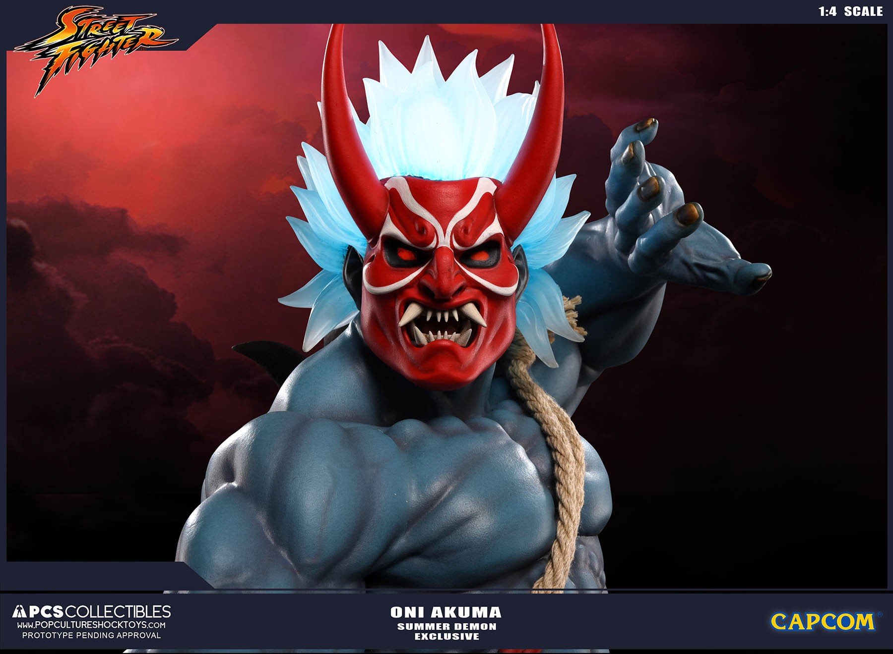 Super Street Fighter IV: Arcade Edition - Ultra Street Fighter IV - Oni - Mixed Media - 1/4 - Summer Demon, PCS Exclusive (Premium Collectibles Studio) photo 14