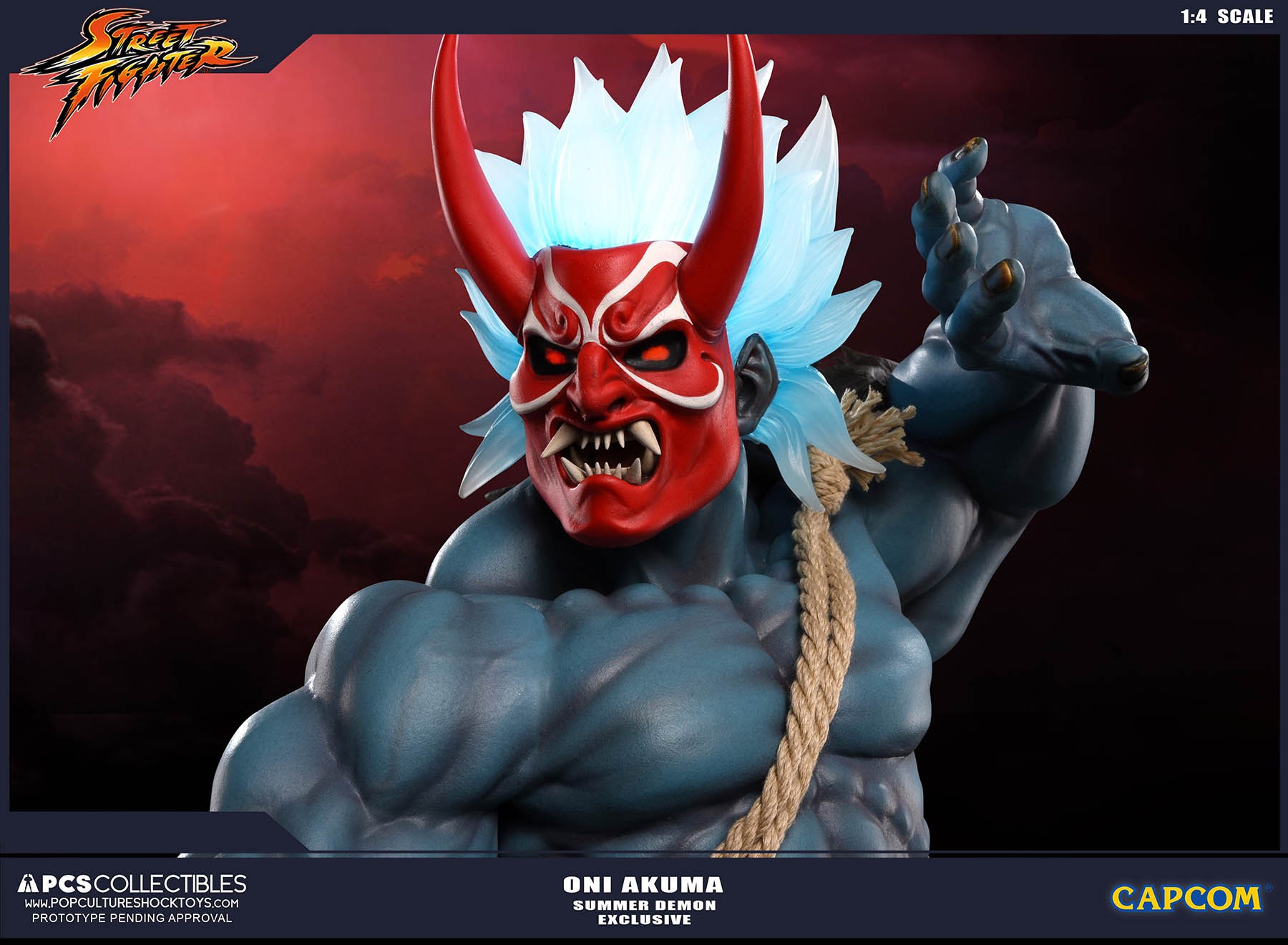 Super Street Fighter IV: Arcade Edition - Ultra Street Fighter IV - Oni - Mixed Media - 1/4 - Summer Demon, PCS Exclusive (Premium Collectibles Studio) photo 15