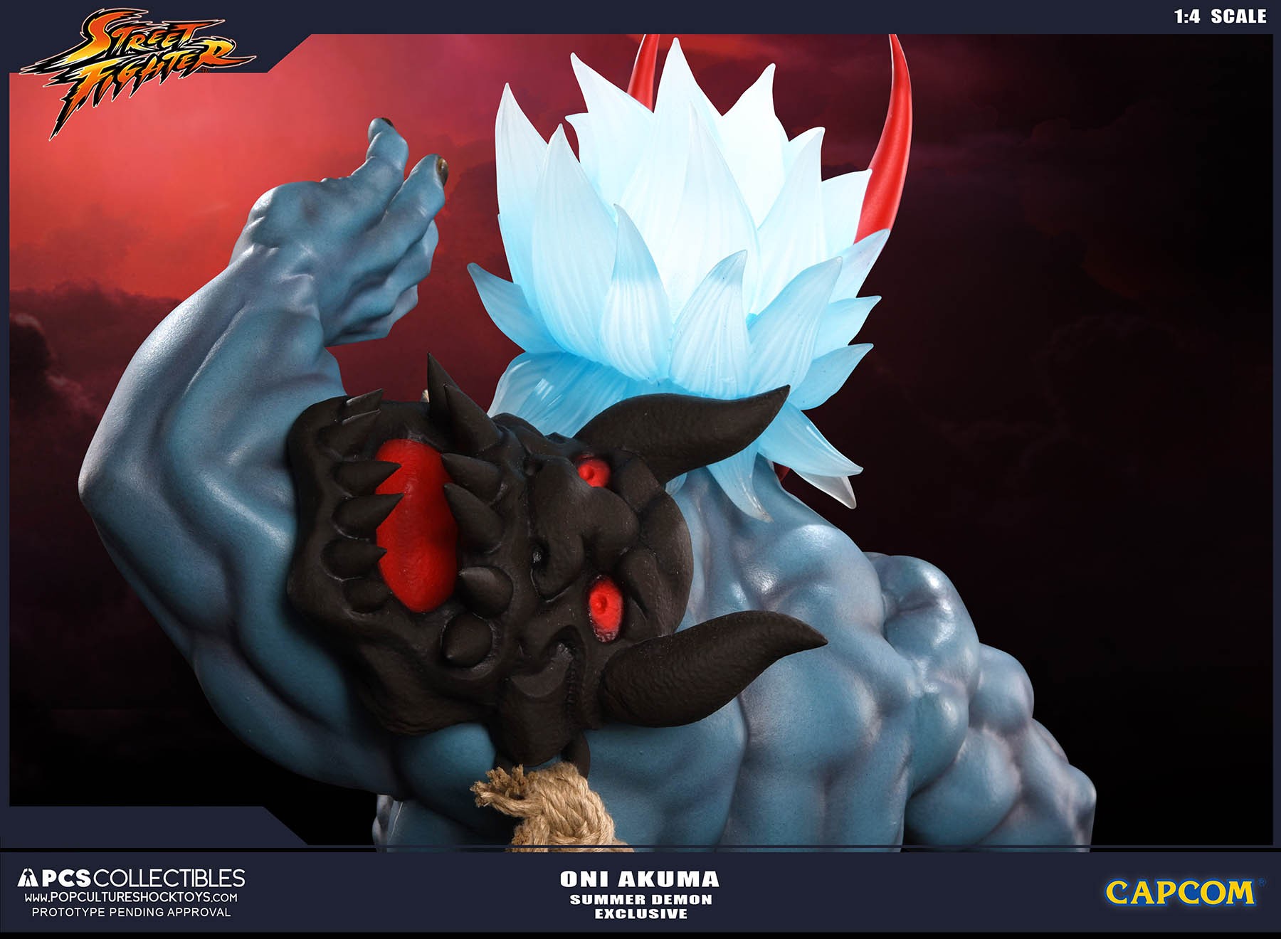 Super Street Fighter IV: Arcade Edition - Ultra Street Fighter IV - Oni - Mixed Media - 1/4 - Summer Demon, PCS Exclusive (Premium Collectibles Studio) photo 19