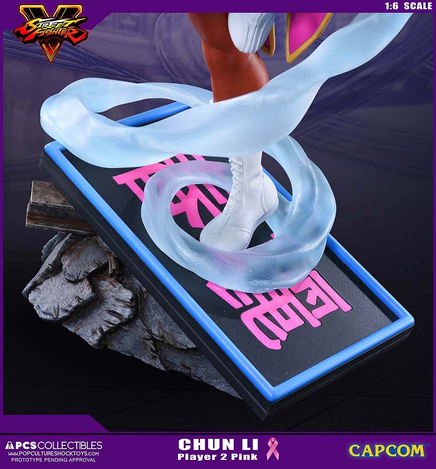 Street Fighter V - Chun-Li - V-Trigger Statue - 1/6 - PCS Exclusive, Player 2, Pink (Premium Collectibles Studio) photo 5