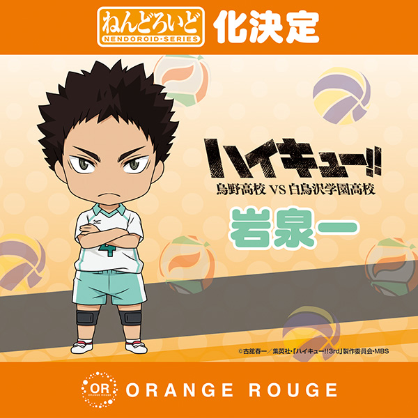 Haikyuu!! Karasuno Koukou VS Shiratorizawa Gakuen Koukou - Iwaizumi Hajime - Nendoroid  (#699) (Orange Rouge) photo 28