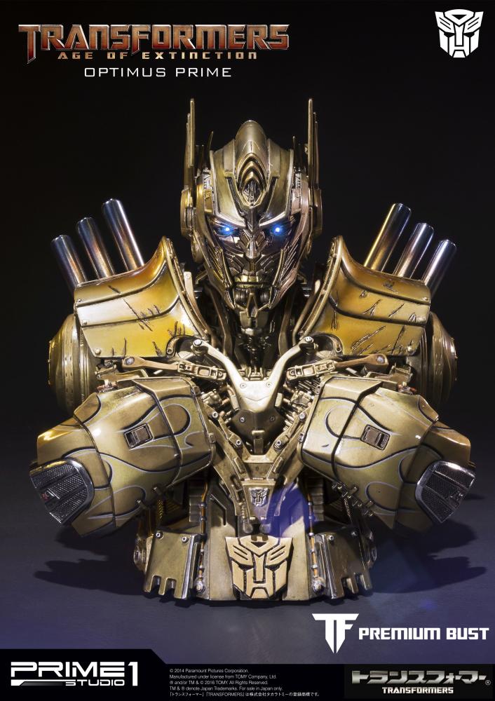 Transformers: Age of Extinction - Convoy - Bust - Premium Bust  (PBTFM-09GL) - Gold Edition (Prime 1 Studio) photo 2