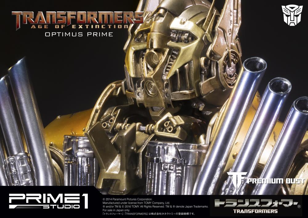 Transformers: Age of Extinction - Convoy - Bust - Premium Bust  (PBTFM-09GL) - Gold Edition (Prime 1 Studio) photo 3