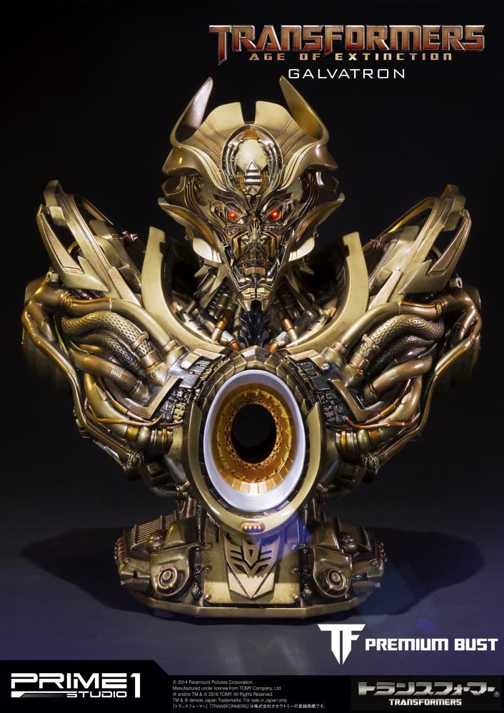 Transformers: Age of Extinction - Galvatron - Bust - Premium Bust  (PBTFM-10GL) - Gold Edition (Prime 1 Studio) photo 2