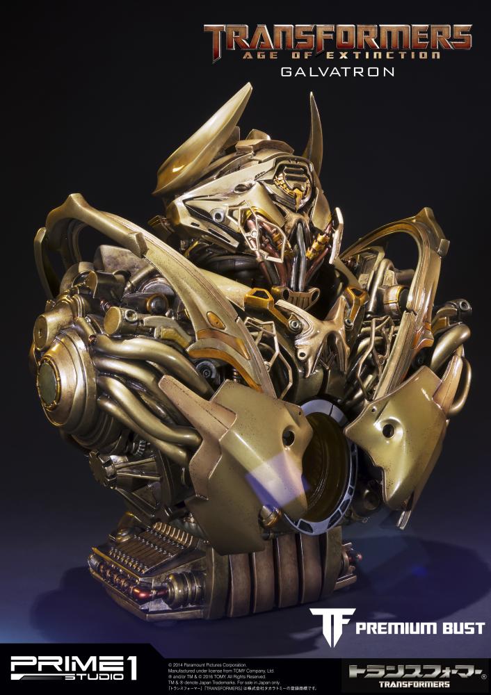 Transformers: Age of Extinction - Galvatron - Bust - Premium Bust  (PBTFM-10GL) - Gold Edition (Prime 1 Studio) photo 4