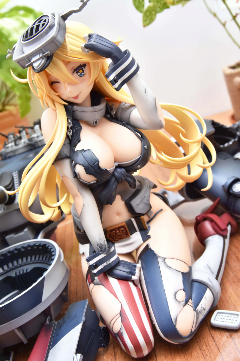 Kantai Collection ~KanColle~ - Iowa - Wonderful Hobby Selection - 1/8 - Half-Damaged, Heavy Armament Ver. (Max Factory) photo 12
