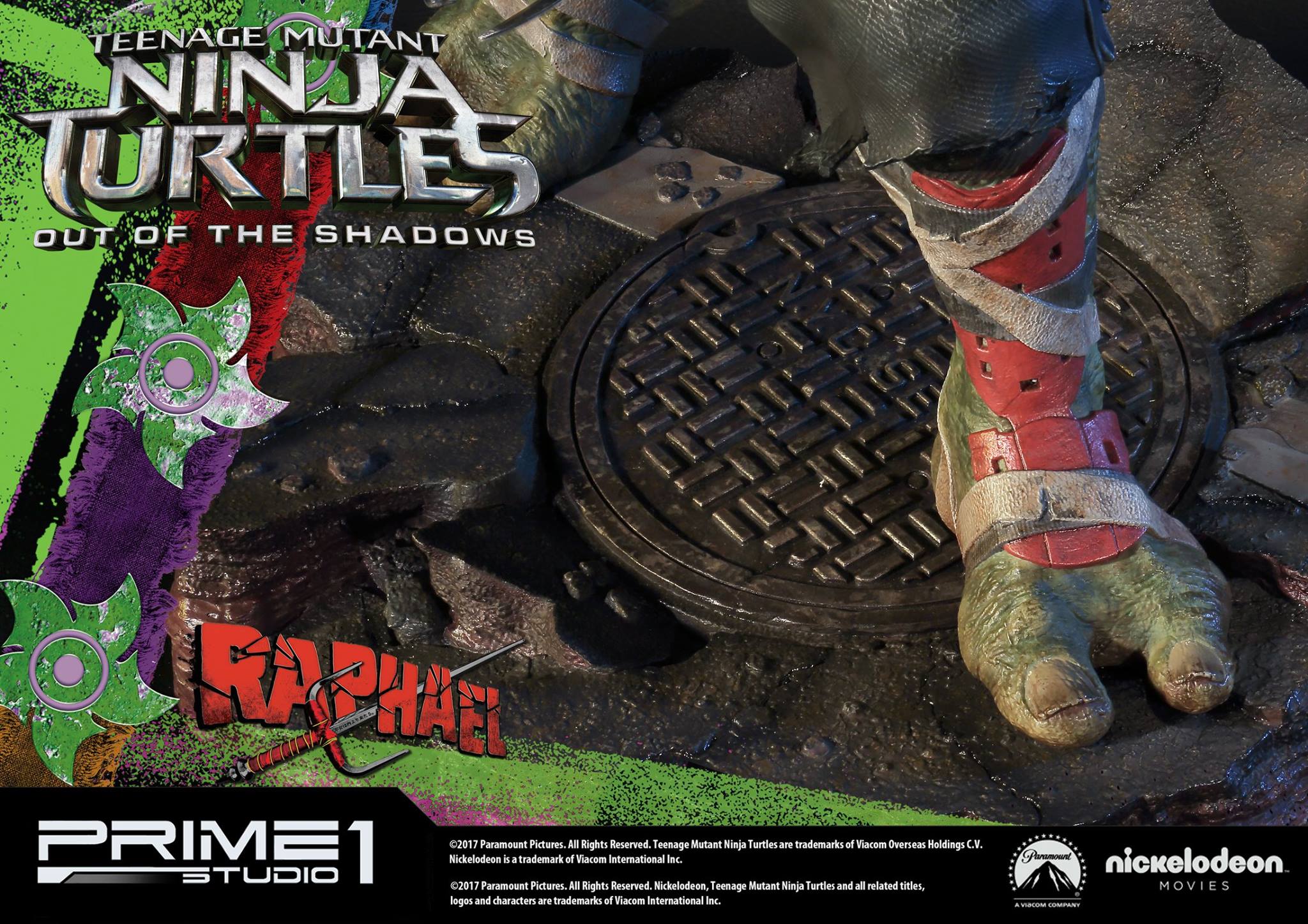 Teenage Mutant Ninja Turtles: Out of the Shadows - Raphael - Premium Masterline  (PMTMNT-03) - 1/4 (Prime 1 Studio) photo 2