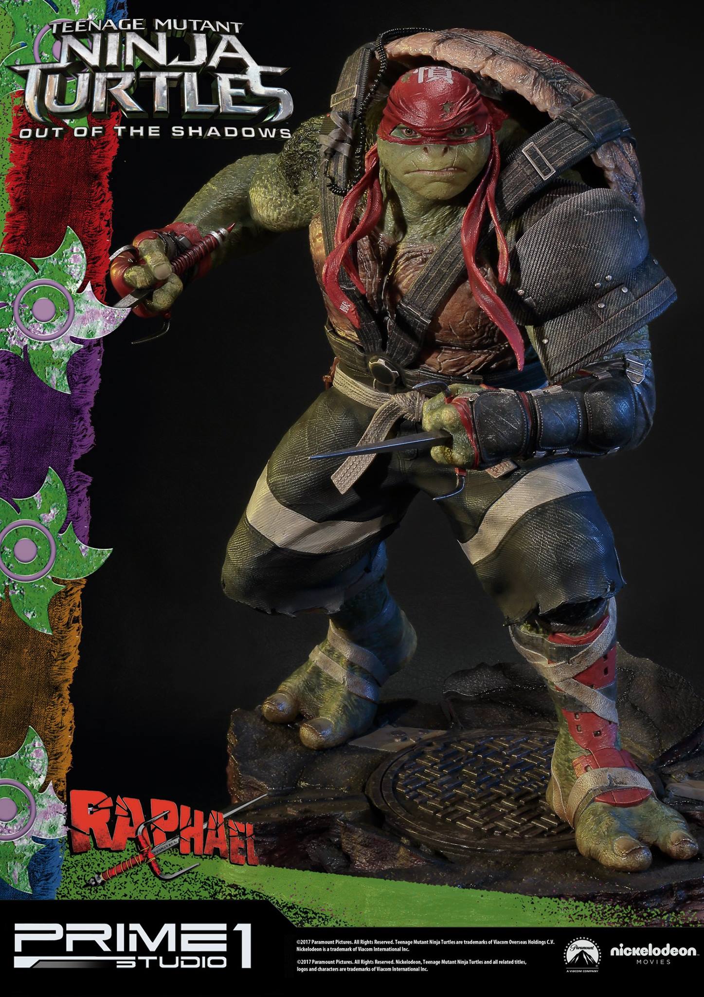 Teenage Mutant Ninja Turtles: Out of the Shadows - Raphael - Premium Masterline  (PMTMNT-03) - 1/4 (Prime 1 Studio) photo 3