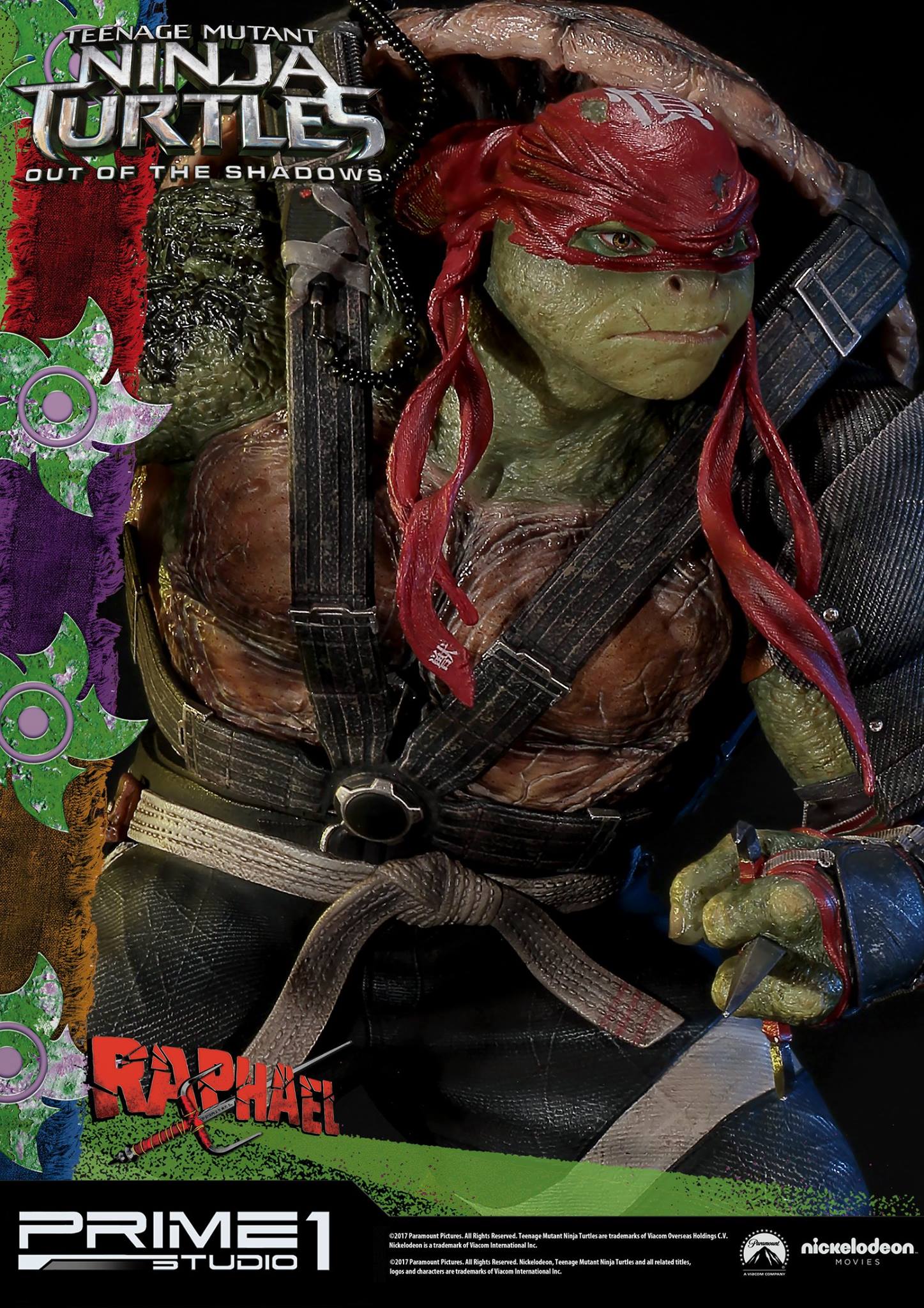 Teenage Mutant Ninja Turtles: Out of the Shadows - Raphael - Premium Masterline  (PMTMNT-03) - 1/4 (Prime 1 Studio) photo 4