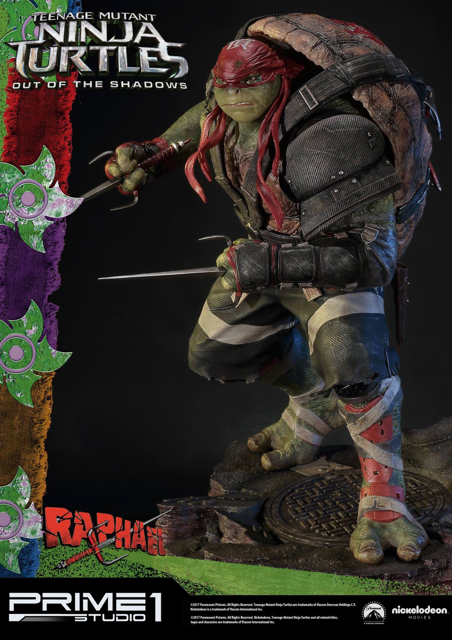 Teenage Mutant Ninja Turtles: Out of the Shadows - Raphael - Premium Masterline  (PMTMNT-03) - 1/4 (Prime 1 Studio) photo 5