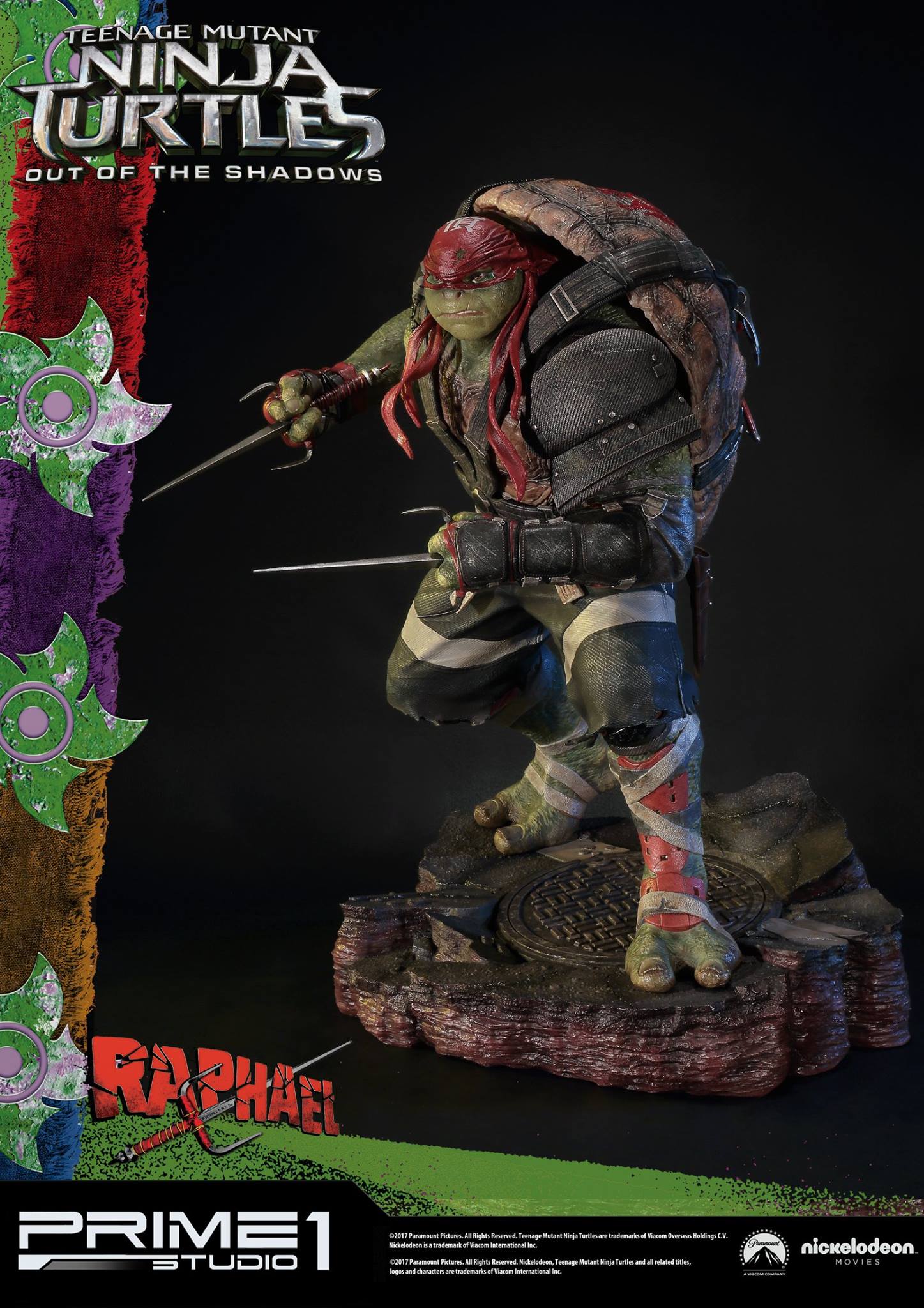 Teenage Mutant Ninja Turtles: Out of the Shadows - Raphael - Premium Masterline  (PMTMNT-03) - 1/4 (Prime 1 Studio) photo 7
