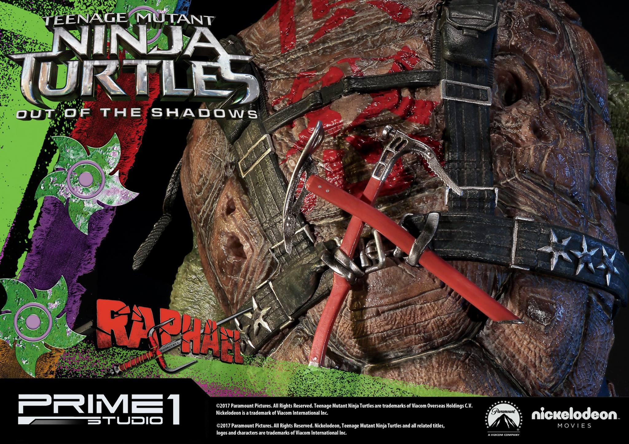 Teenage Mutant Ninja Turtles: Out of the Shadows - Raphael - Premium Masterline  (PMTMNT-03) - 1/4 (Prime 1 Studio) photo 9
