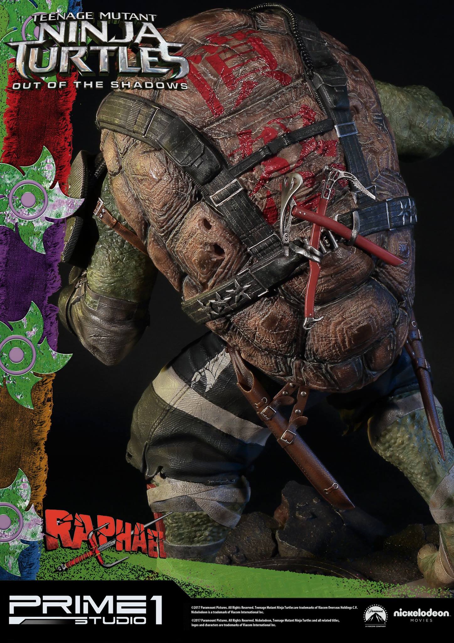 Teenage Mutant Ninja Turtles: Out of the Shadows - Raphael - Premium Masterline  (PMTMNT-03) - 1/4 (Prime 1 Studio) photo 11