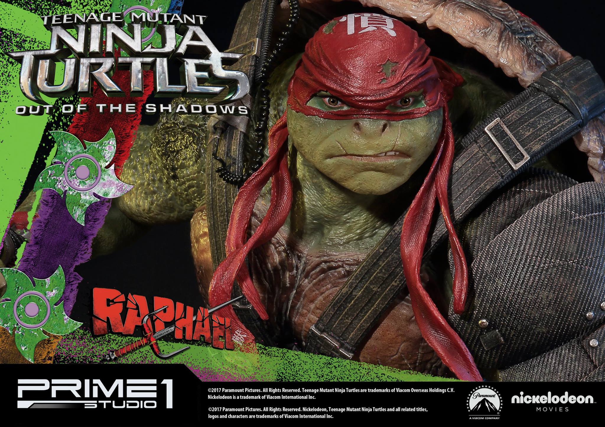Teenage Mutant Ninja Turtles: Out of the Shadows - Raphael - Premium Masterline  (PMTMNT-03) - 1/4 (Prime 1 Studio) photo 14