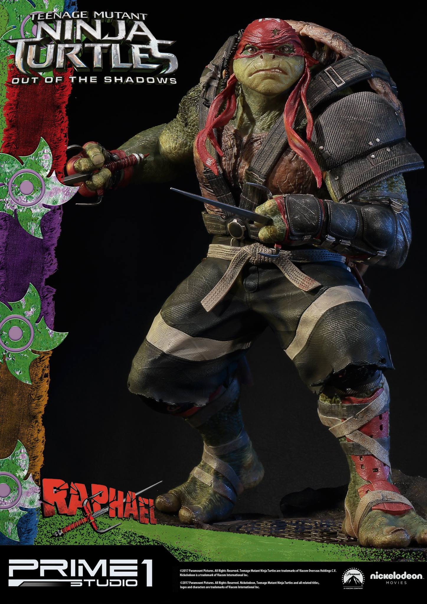 Teenage Mutant Ninja Turtles: Out of the Shadows - Raphael - Premium Masterline  (PMTMNT-03) - 1/4 (Prime 1 Studio) photo 15