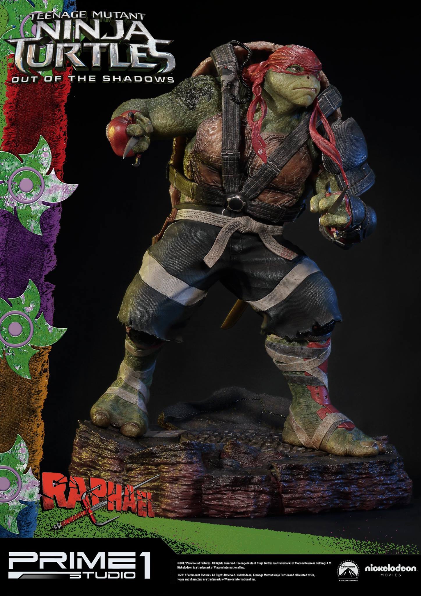 Teenage Mutant Ninja Turtles: Out of the Shadows - Raphael - Premium Masterline  (PMTMNT-03) - 1/4 (Prime 1 Studio) photo 16