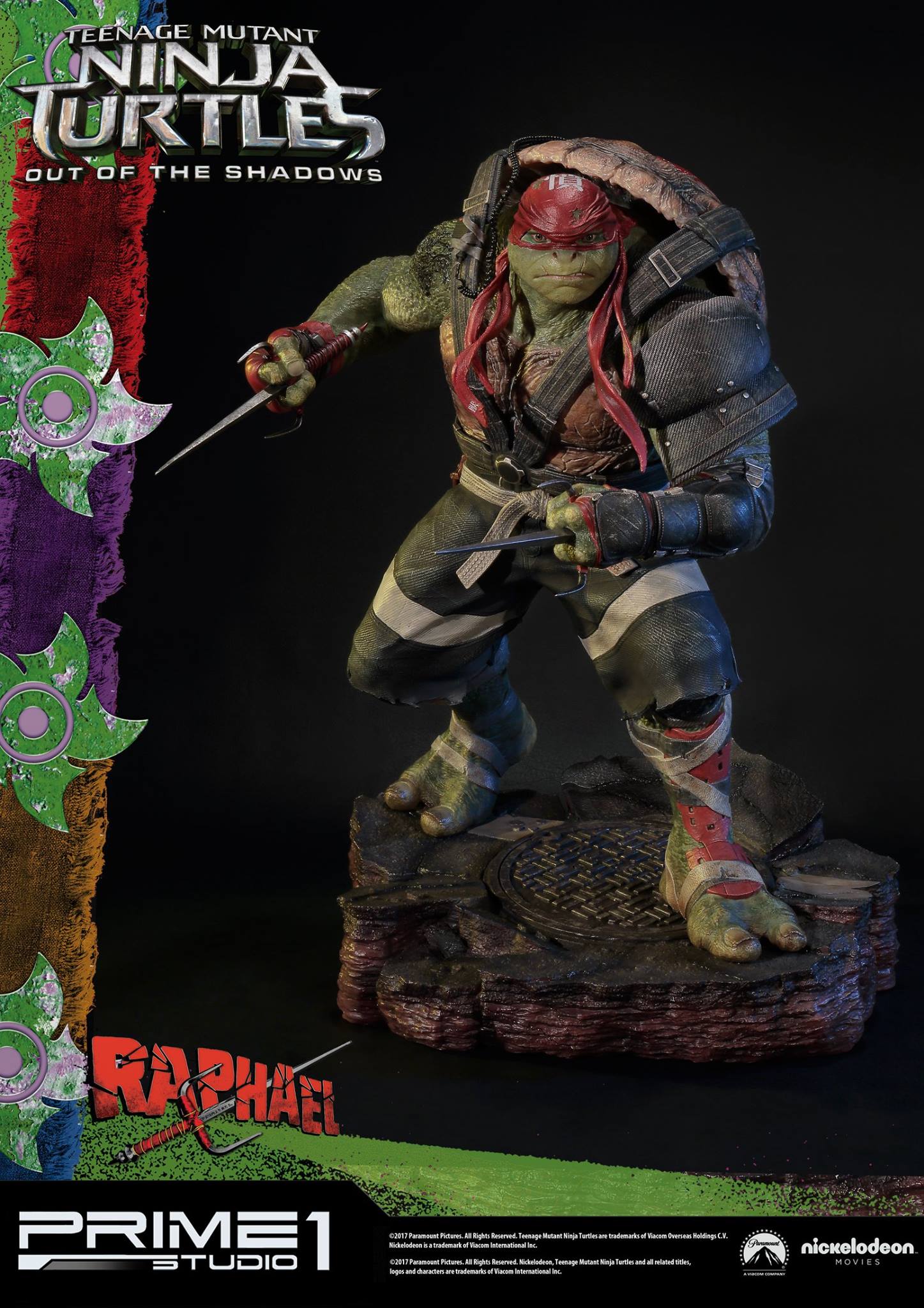 Teenage Mutant Ninja Turtles: Out of the Shadows - Raphael - Premium Masterline  (PMTMNT-03) - 1/4 (Prime 1 Studio) photo 17