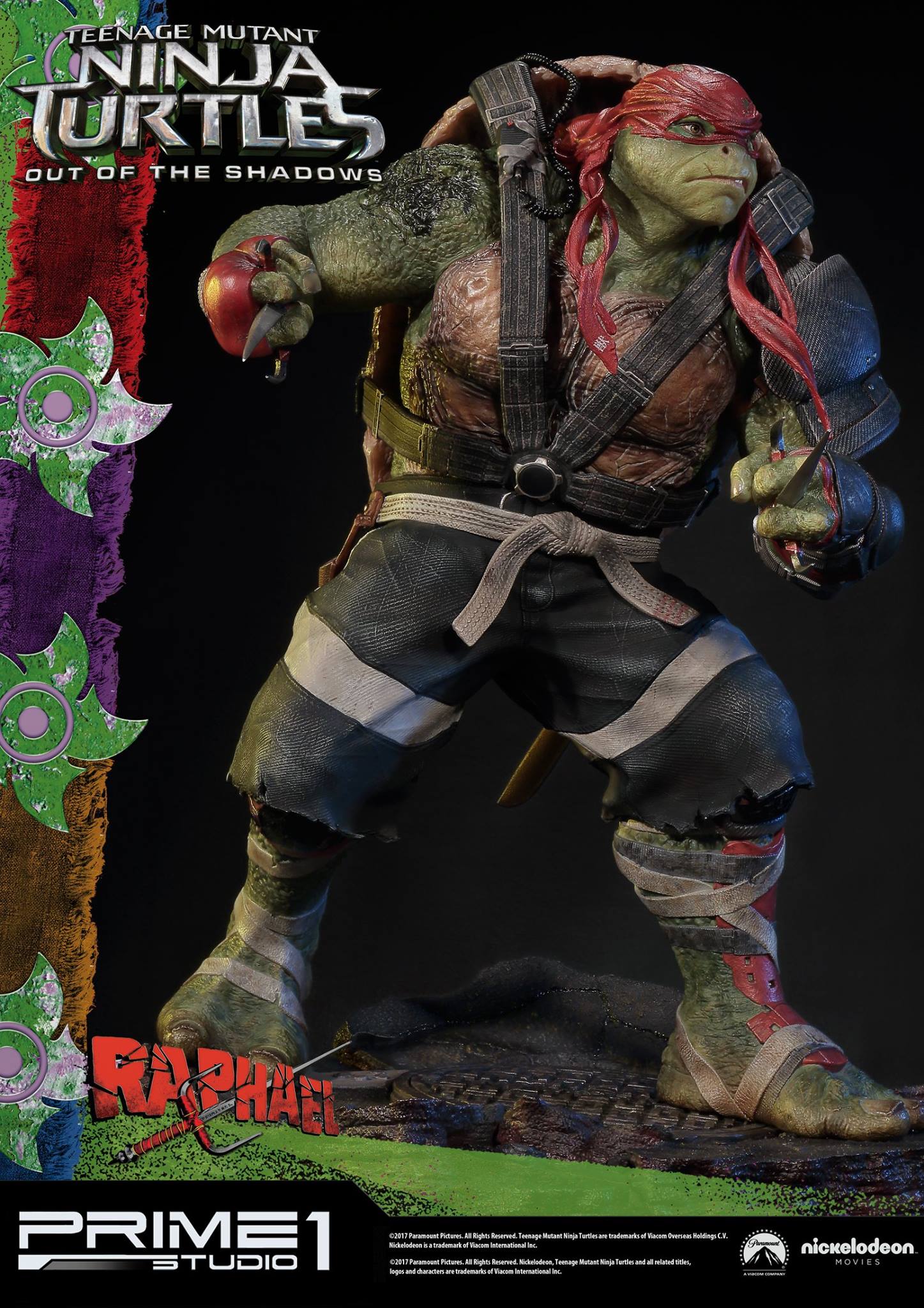 Teenage Mutant Ninja Turtles: Out of the Shadows - Raphael - Premium Masterline  (PMTMNT-03) - 1/4 (Prime 1 Studio) photo 18