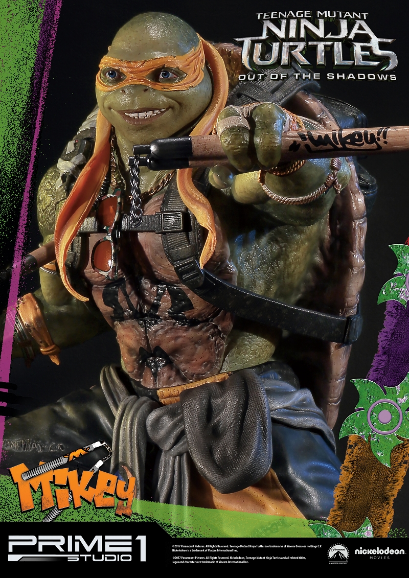Teenage Mutant Ninja Turtles: Out of the Shadows - Michelangelo - Premium Masterline  (PMTMNT-06) - 1/4 (Prime 1 Studio)