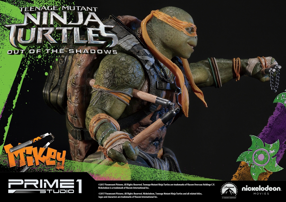 Teenage Mutant Ninja Turtles: Out of the Shadows - Michelangelo - Premium Masterline (PMTMNT-06) - 1/4 (Prime 1 Studio) photo 3