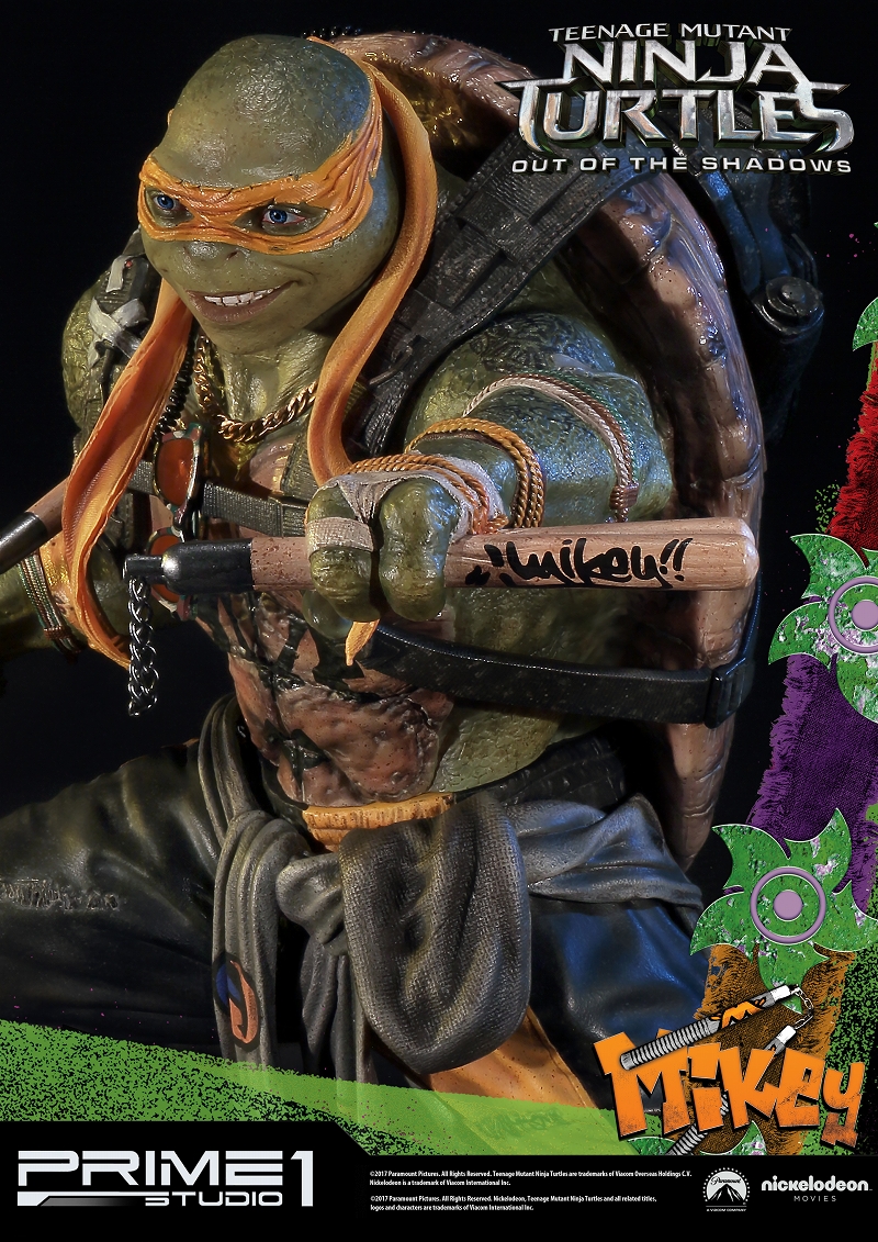 Teenage Mutant Ninja Turtles: Out of the Shadows - Michelangelo - Premium Masterline (PMTMNT-06) - 1/4 (Prime 1 Studio) photo 5