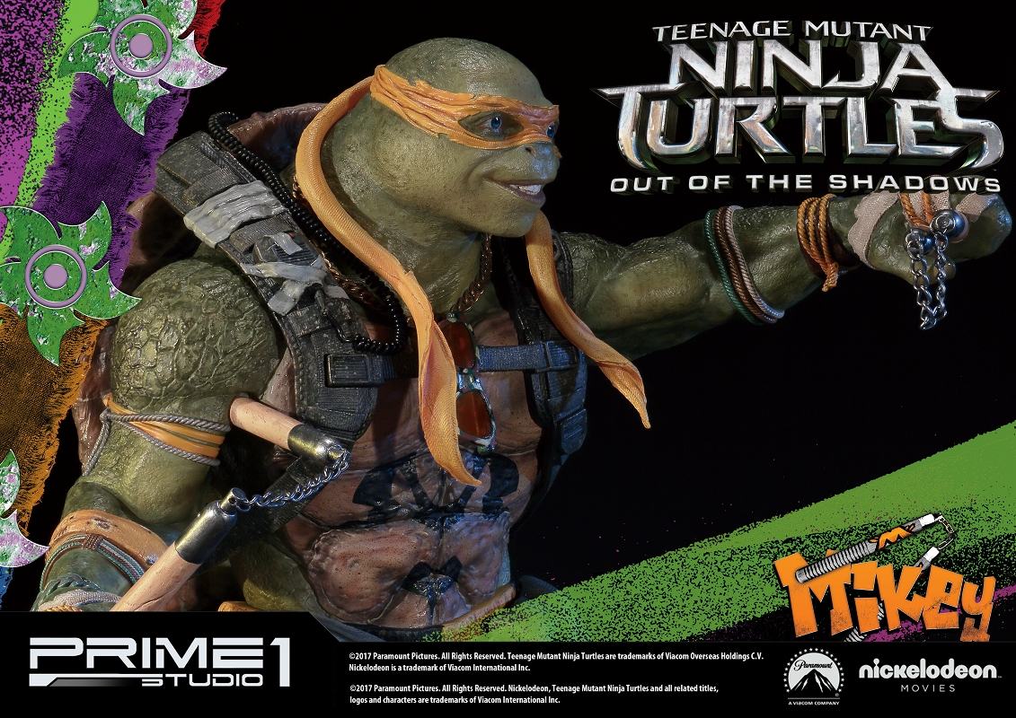 Teenage Mutant Ninja Turtles: Out of the Shadows - Michelangelo - Premium Masterline (PMTMNT-06) - 1/4 (Prime 1 Studio) photo 13