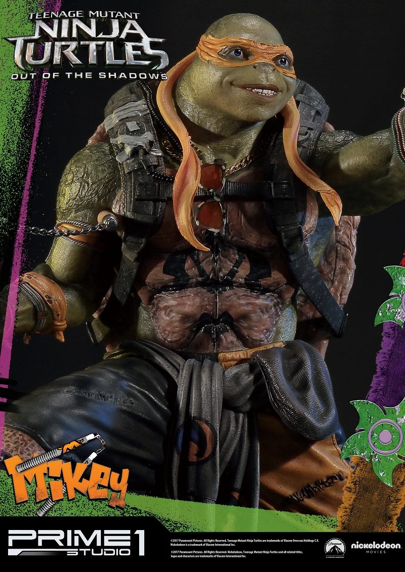 Teenage Mutant Ninja Turtles: Out of the Shadows - Michelangelo - Premium Masterline (PMTMNT-06) - 1/4 (Prime 1 Studio) photo 14
