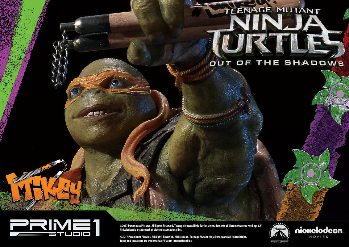 Teenage Mutant Ninja Turtles: Out of the Shadows - Michelangelo - Premium Masterline (PMTMNT-06) - 1/4 (Prime 1 Studio) photo 15