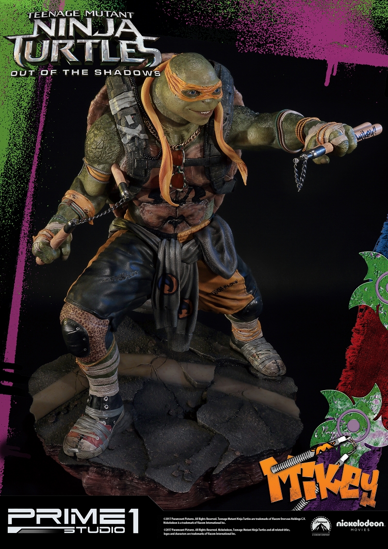 Teenage Mutant Ninja Turtles: Out of the Shadows - Michelangelo - Premium Masterline (PMTMNT-06) - 1/4 (Prime 1 Studio) photo 21