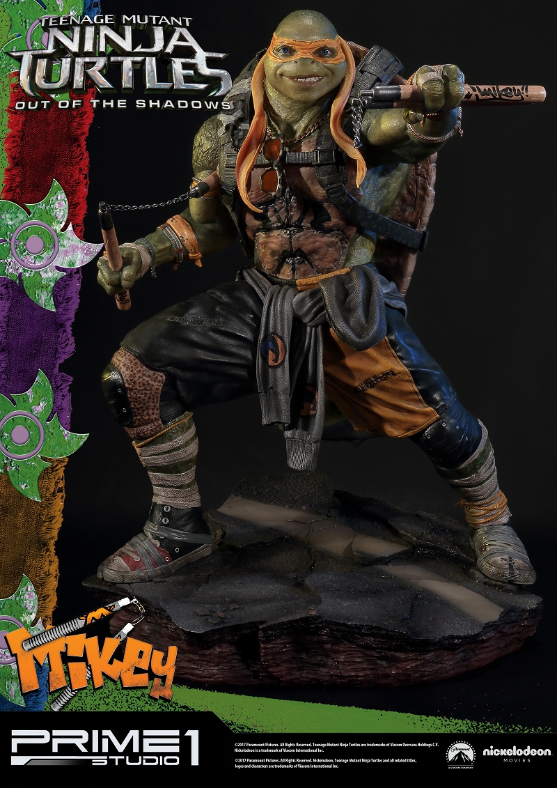 Teenage Mutant Ninja Turtles: Out of the Shadows - Michelangelo - Premium Masterline (PMTMNT-06) - 1/4 (Prime 1 Studio) photo 22