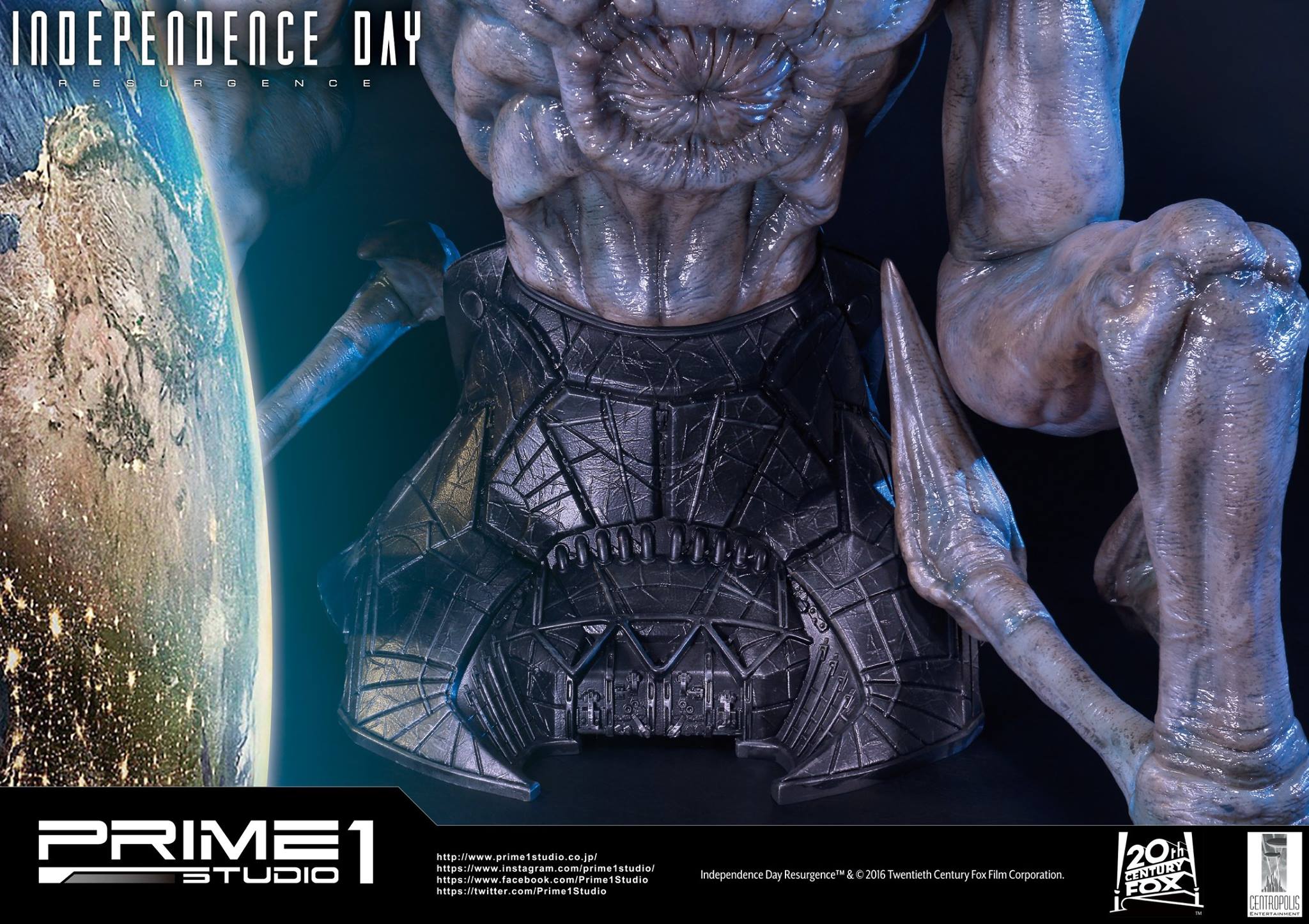 Independence Day: Resurgence - Alien - Bust - Life-Size Bust (LSIDR-01) - 1/1 (Prime 1 Studio) photo 15
