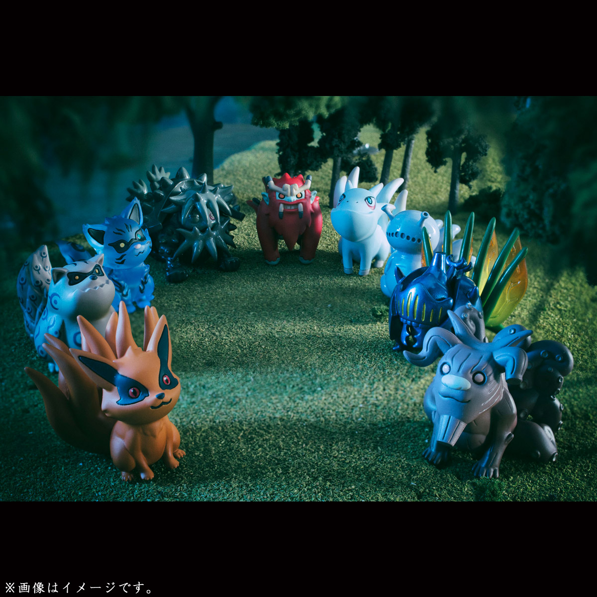 Naruto Shippuuden - Gobi - Hachibi - Ichibi - Kyuubi - Nanabi - Nibi - Rokubi - Sanbi - Uzumaki Naruto - Yonbi - to Bijuutachi (MegaHouse) photo 3