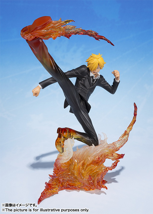 One Piece - Sanji - Chou Gekisen -Extra Battle- - Figuarts ZERO - Akuma Kazaashi Ikkyuu Hikiniku (Bandai) photo 3