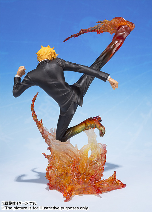 One Piece - Sanji - Chou Gekisen -Extra Battle- - Figuarts ZERO - Akuma Kazaashi Ikkyuu Hikiniku (Bandai) photo 5