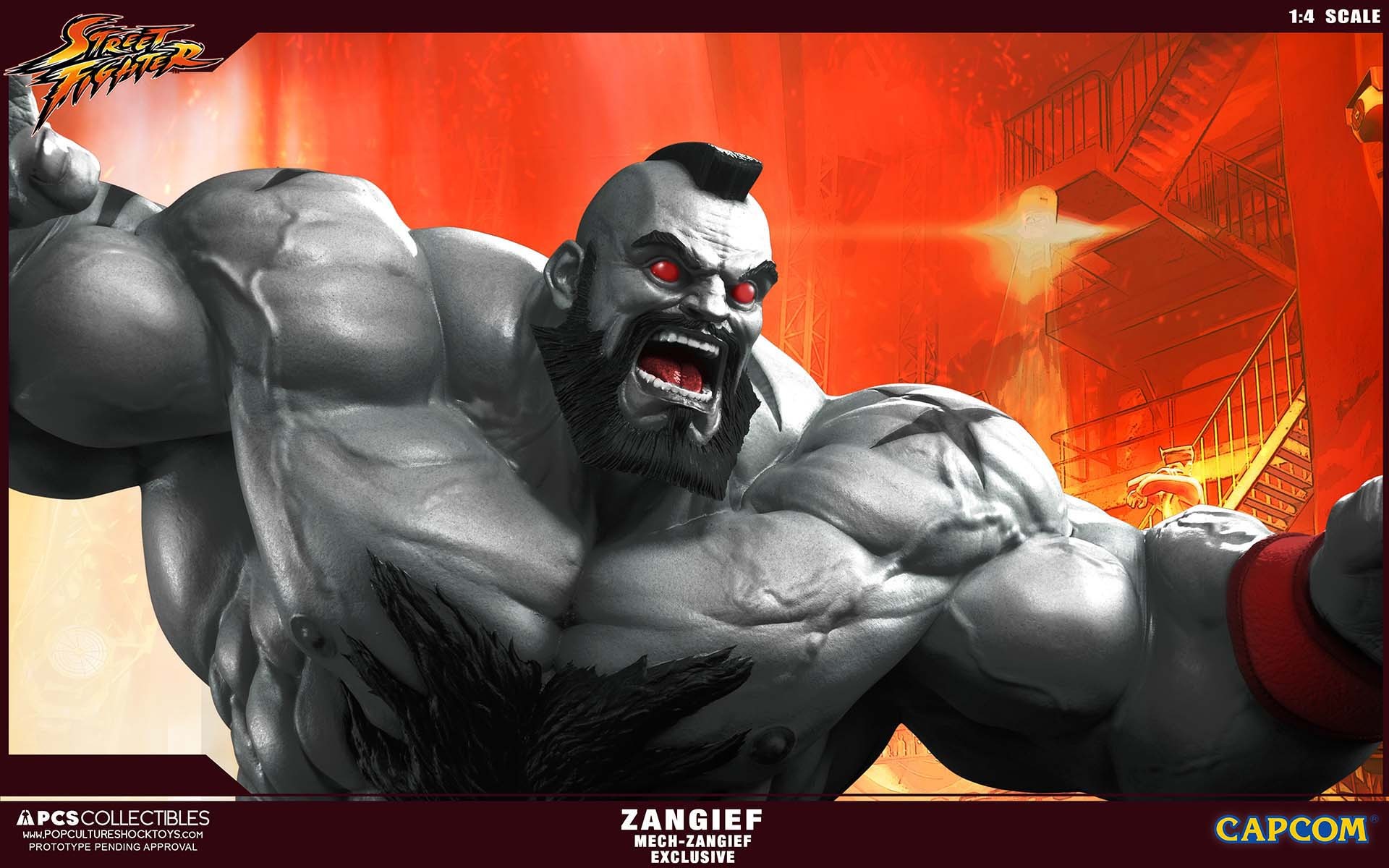 Street Fighter V - Mech-Zangief - Street Fighter Ultra - 1/4 - PCS Exclusive, Mech Zangief Exclusive (Premium Collectibles Studio) photo 6