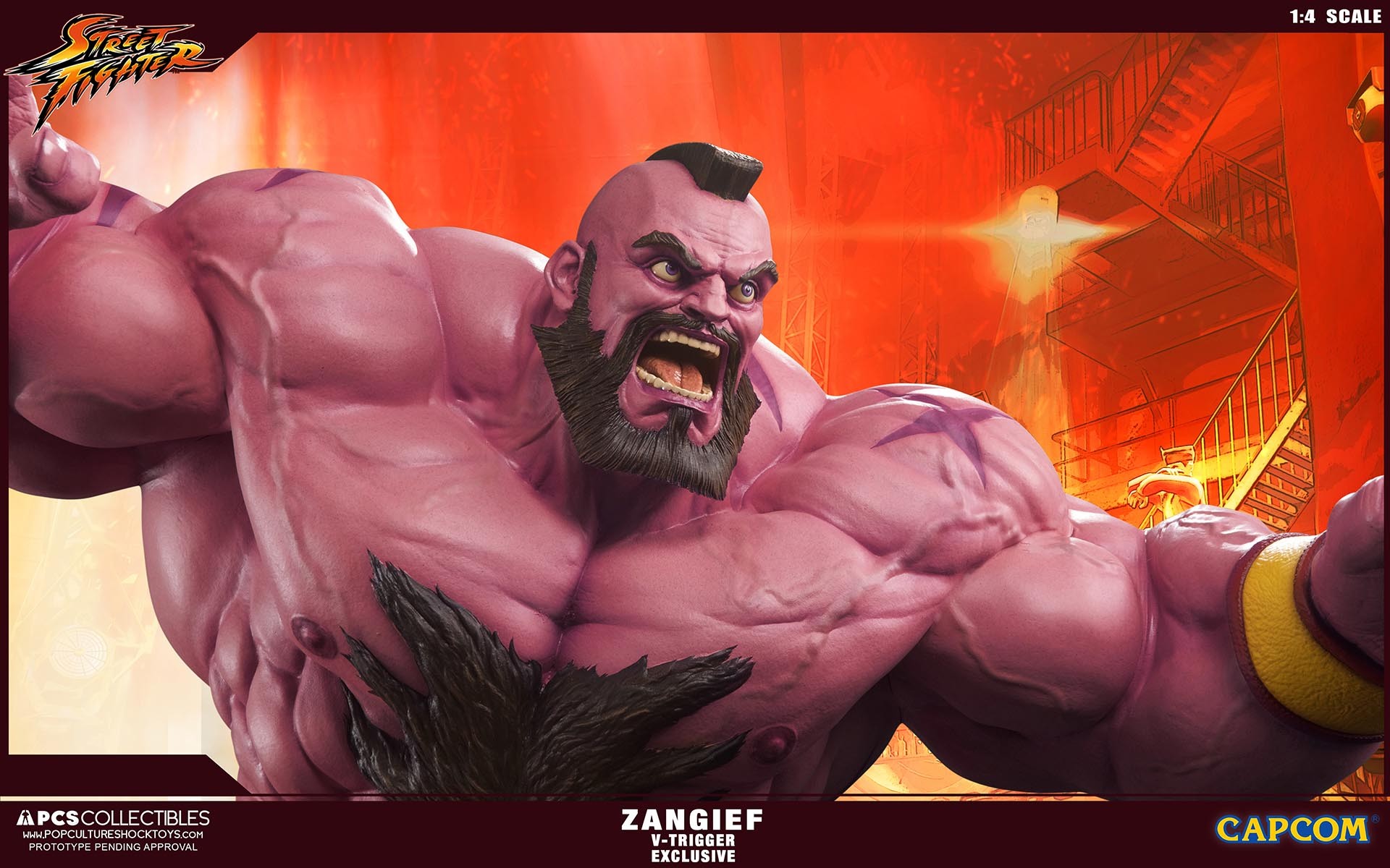 Street Fighter V - Zangief - Street Fighter Ultra - 1/4 - PCS Exclusive, V-Trigger Exclusive (Premium Collectibles Studio) photo 5