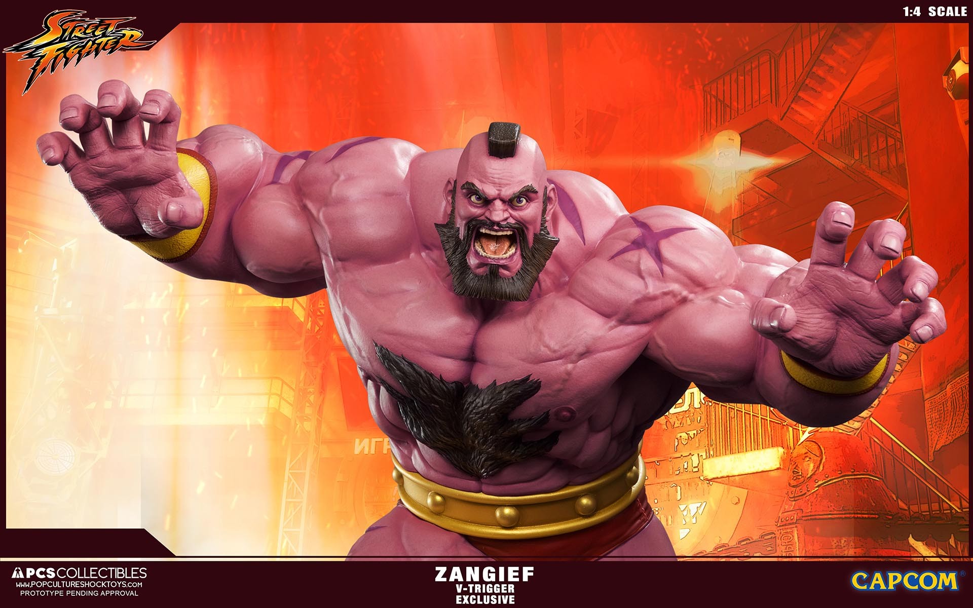 Street Fighter V - Zangief - Street Fighter Ultra - 1/4 - PCS Exclusive, V-Trigger Exclusive (Premium Collectibles Studio) photo 6