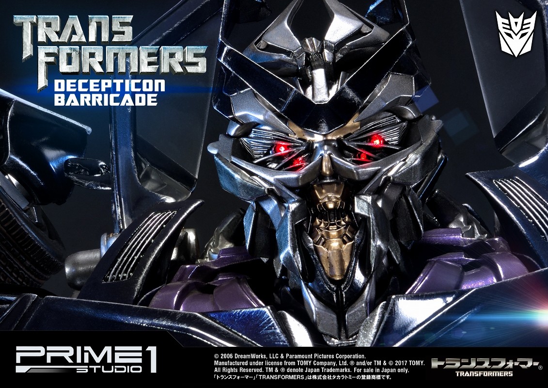 Transformers (2007) - Barricade - Museum Masterline Series  (MMTFM-15) (Prime 1 Studio) photo 5