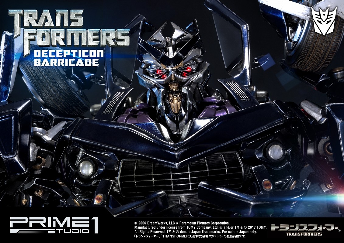 Transformers (2007) - Barricade - Museum Masterline Series  (MMTFM-15) (Prime 1 Studio) photo 6