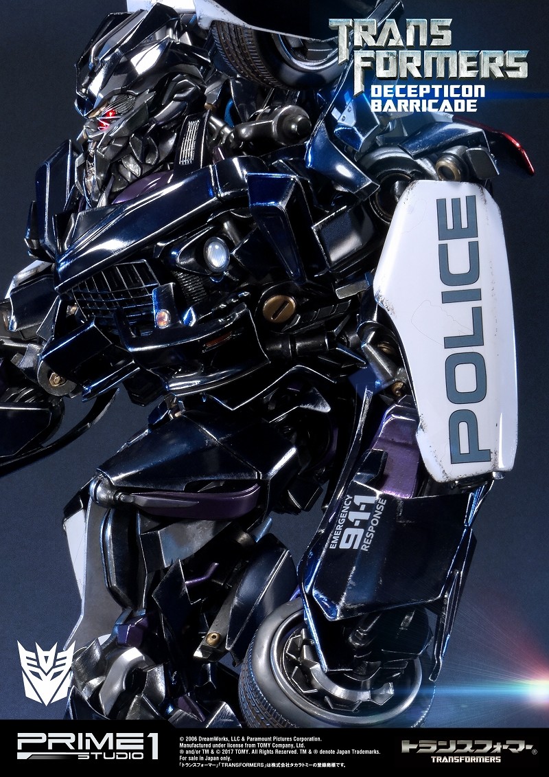 Transformers (2007) - Barricade - Museum Masterline Series  (MMTFM-15) (Prime 1 Studio) photo 7