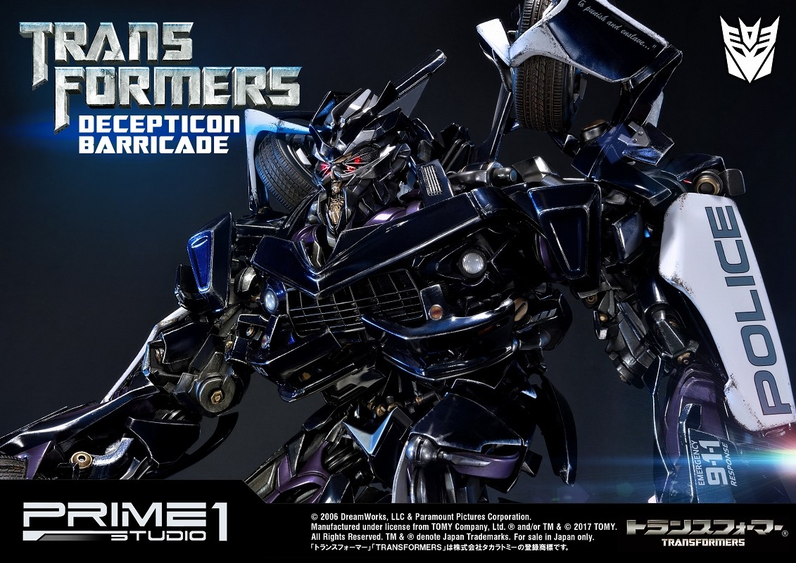 Transformers (2007) - Barricade - Museum Masterline Series  (MMTFM-15) (Prime 1 Studio) photo 8