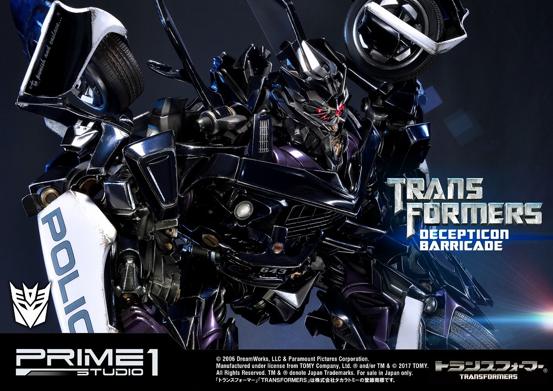 Transformers (2007) - Barricade - Museum Masterline Series  (MMTFM-15) (Prime 1 Studio) photo 9