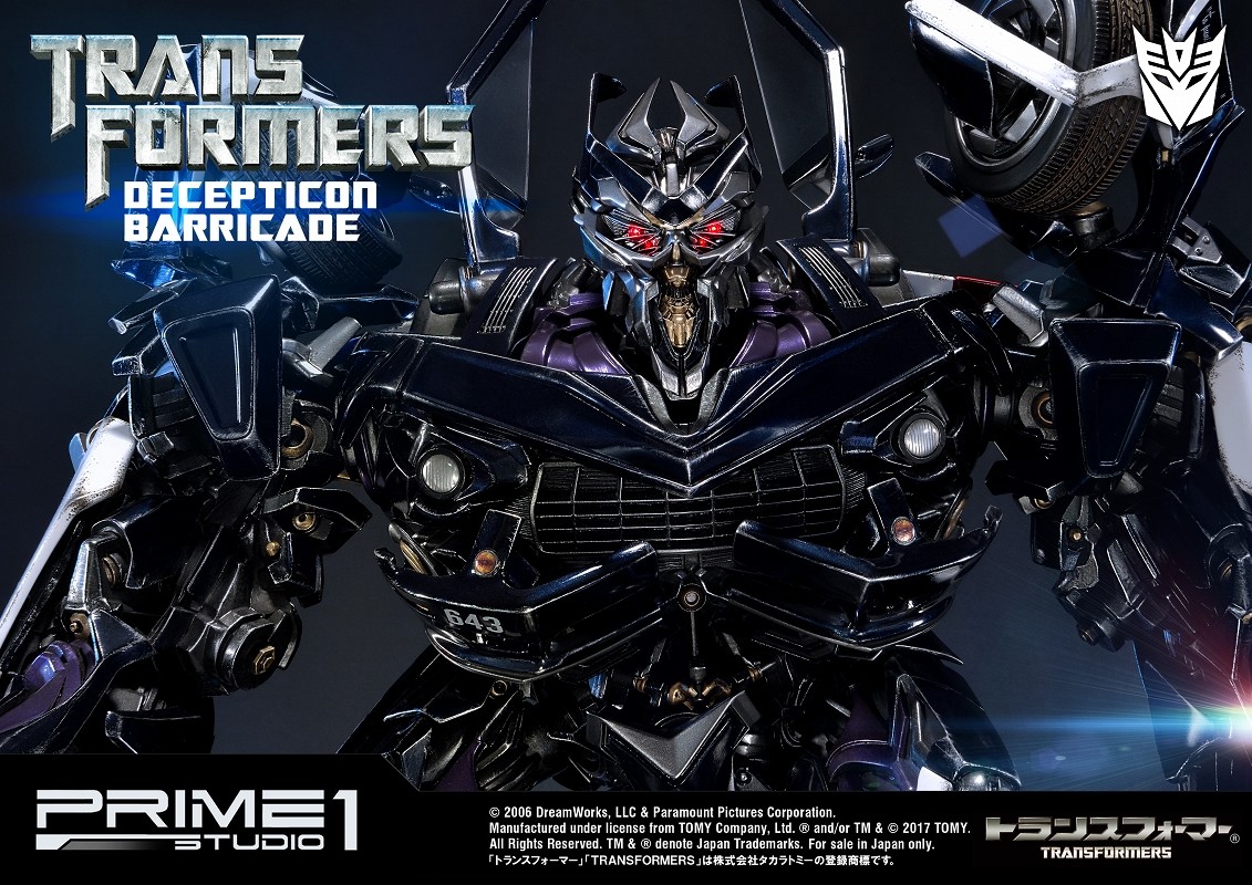 Transformers (2007) - Barricade - Museum Masterline Series  (MMTFM-15) (Prime 1 Studio) photo 11
