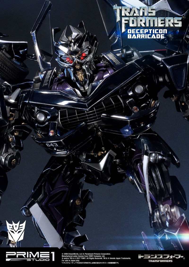 Transformers (2007) - Barricade - Museum Masterline Series  (MMTFM-15) (Prime 1 Studio) photo 12