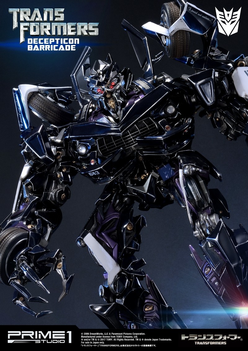 Transformers (2007) - Barricade - Museum Masterline Series  (MMTFM-15) (Prime 1 Studio) photo 14