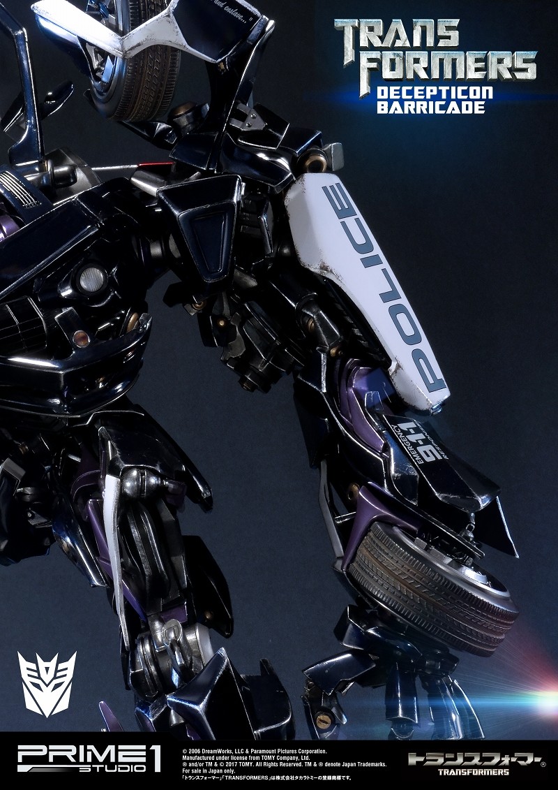 Transformers (2007) - Barricade - Museum Masterline Series  (MMTFM-15) (Prime 1 Studio) photo 16