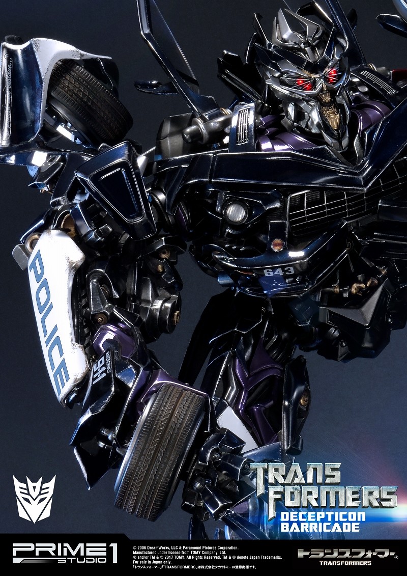 Transformers (2007) - Barricade - Museum Masterline Series  (MMTFM-15) (Prime 1 Studio) photo 20